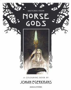 Sketches from Norse Gods. Colouring Book