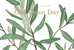 One Green Day. Zielone rośliny - Poradnik i kolorowanka do akwareli