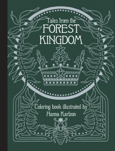 [DEFEKT] Tales From the Forest Kingdom Coloring Book. Angielskie wydanie Berattelser fran skogsriket