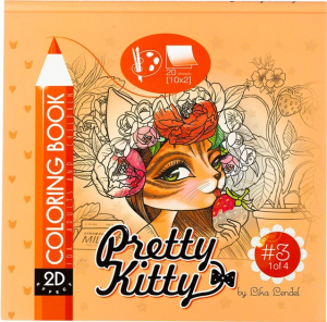 Pretty Kitty Coloring book 2D effec. VOL 3