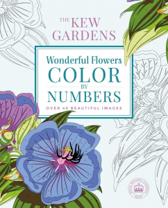The Kew Gardens Wonderful Flowers Color By Numbers. Kolorowanka według numerków