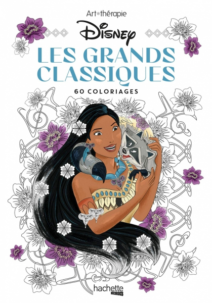 Les Petits blocs d'Art-therapie Les Grands Classiques Disney: 60 coloriages. Mały format