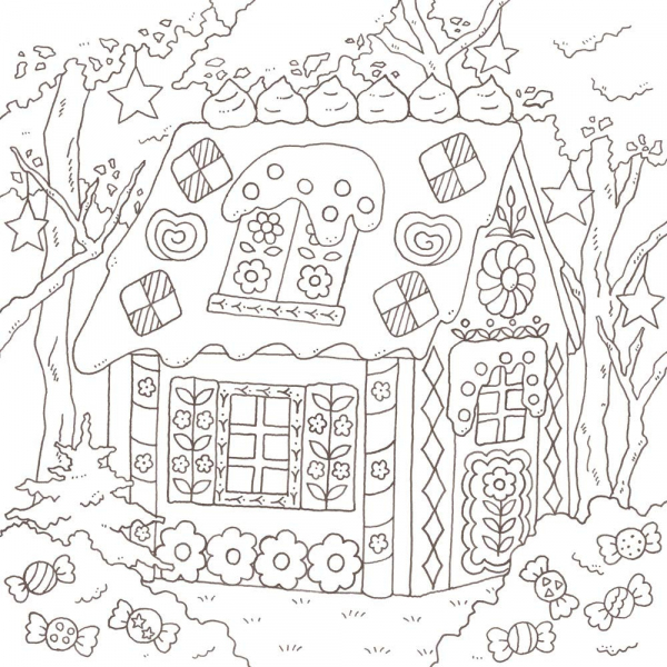 Beyond the World Fairy Tale Story Coloring Book by Eriy